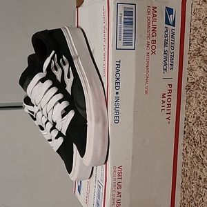 Logan Straye flame shoes